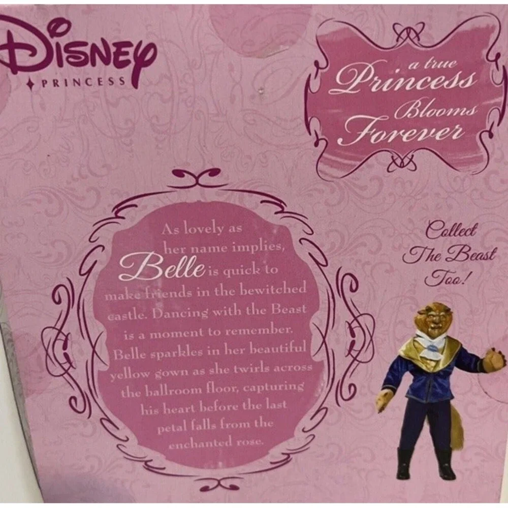 Belle Classic Doll Disney Store Beauty And The‎ Beast Retired Lot Of 4 NEW